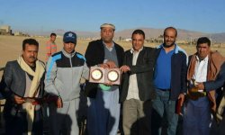 الزميل الشاطر يكرم بدرع نادي شباب حبابه للعام ٢٠٢٠