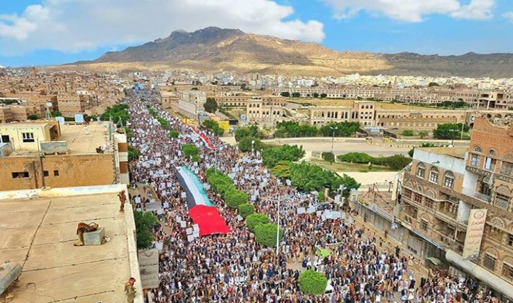 اليمن تنصرُ فلسطين: جرائمُ الكيان الإسرائيلي سترتد عليه غضبًا صاروخياً مدمراً