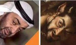 رسام ايطالي قبل عقود يجسد الشيطان بصورة شبيهة بن زايد 