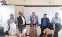 محافظ تعز يتفقد سير العملية الأكاديمية بمركز جامعة تعز بالحوبان