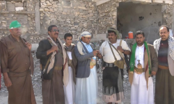 السلطة المحلية بمأرب تدين غارات العدوان على مجمع حريب الحكومي