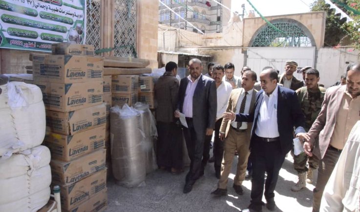 مؤسسة الجرحى تقدم قافلة الرسول الاعظم الطبية