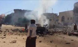 العدوان يشن سلسلة غارات على تعز وحجة