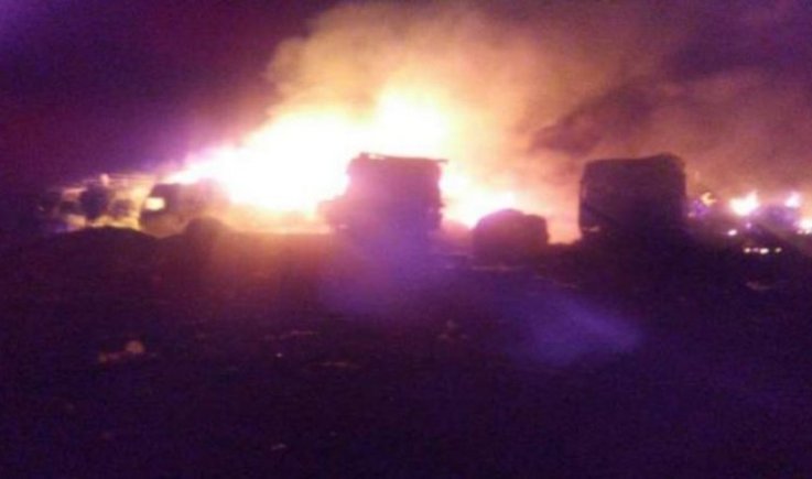 طيران العدوان يشن 7 غارات على منفذ عفار الجمركي بالسوادية وسقوط ضحايا من المواطنين في البيضاء