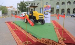 لأول مرة في تاريخ اليمن إزاحة الستار عن اول حراثة زراعية محلية الصنع