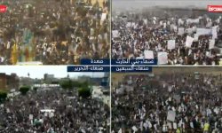 صنعاء والمحافظات تحيي يوم الولاية بمسيرات مليونية في عشرات الساحات