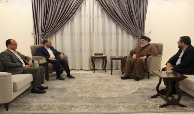 الأمين العام لحزب الله يستقبل رئيس الوفد الوطني اليمني المُفاوض
