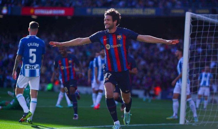 الدوري الإسباني: برشلونة يسقط في فخ التعادل 1-1 أمام إسبانيول