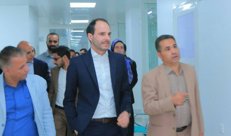 مدير عام مكتب الصحة بالأمانة ومدير مستشفى الكويت يلتقون بممثلي أطباء بلا حدود السويسرية