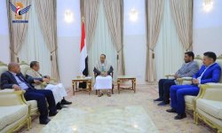 تصريح قوي للرئيس المشاط بشأن الموانئ والتواجد الاجنبي