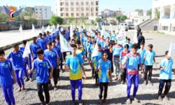 تدشين توزيع المستلزمات الرياضية لطلاب الدورات الصيفية بصنعاء