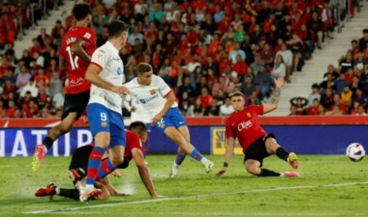  الدوري الإسباني .. برشلونة يتعادل بصعوبة مع ريال مايوركا