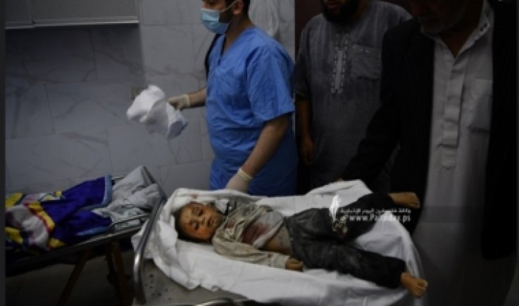 استشهاد 40 فلسطينيا واصابة العشرات في ثلاثة مجازر للعدو الصهيوني بغزة