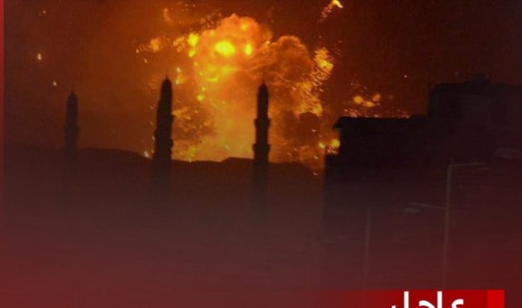 العدوان الأمريكي البريطاني يشن غارتين على الحديدة