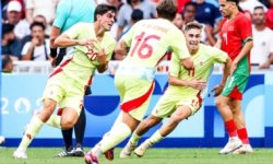 إسبانيا تتأهل لهائي أولمبياد باريس لكرة القدم بفوزها على المغرب 2-1