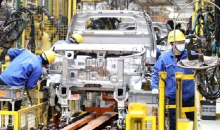 ارتفاع الإنتاج الصناعي في الصين بنسبة 4.5% في أغسطس المنصرم