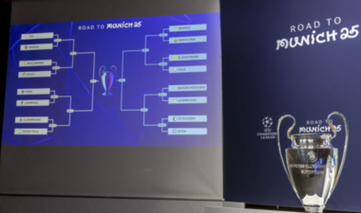 "اليويفا" يعلن جدول وتوقيت مباريات ثمن نهائي دوري أبطال أوروبا