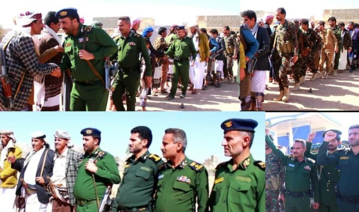 العميد علي الرصاص البهجي مدير أمن شبوة يتفقد المرابطين في المواقع الأمنية 
