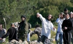 مستوطنون يعتدون على أراضي بروقين غرب سلفيت بنصب خيمة ووضع "كرفان"