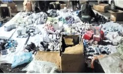 ضبط مخزن للأدوية المهربة بمحافظة تعز