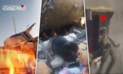"القسام" تعرض مشاهداً من استهداف جنود وآليات العدو الصهيوني شرق مدينة غزة