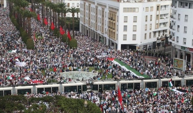 عشرات الحقوقيين المغاربة يضربون عن الطعام احتجاجاً على التجويع الصهيوني لغزة