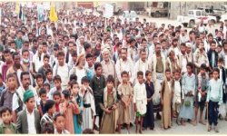 ساحات مديرية مستبأ تنتفض من أجل فلسطين المشاركون في المسيرات يؤكدون الثبات مع غزة والرفض التام لصفقات الخداع والخيانة