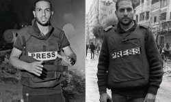 أستشهاد مراسلا قناة الجزيرة انس الشريف ومحمد قريقع