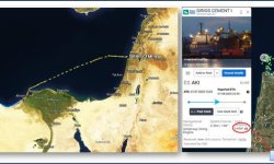 مواقع ملاحية تكشف استمرار تدفق سفن الدعم المصرية والتركية إلى موانئ كيان الاحتلال الإسرائيلي