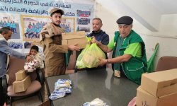 استعداد لتدشين بطوله الرسول الاعظم بالاهلي: مكتب الشباب والرياضة بالأمانة يوزع مستلزمات رياضية