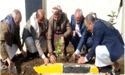 تدشين حملة تشجير ساحات المرافق الحكومية بمحافظة صنعاء
