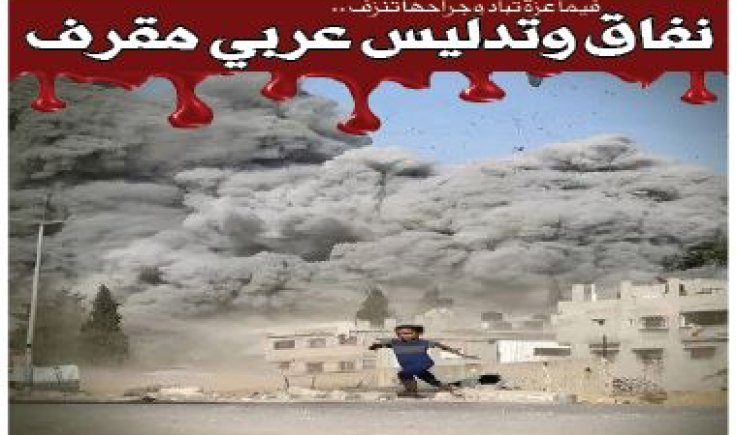 فيما غزة تباد وجراحها تنزف .. نفاق وتدليس عربي مقرف