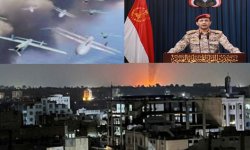 بعدد من الطائرات المسيرة .. القوات المسلحة تستهدف أهدافا عدة للعدو الإسرائيلي في منطقتي أُم الرشراش وبئرِ السبعِ جنوبي فلسطين المحتلة