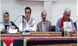 توقيع رواية "تحرير أورشليم" خلال ندوة ثقافية نظمتها مؤسسة شهرزاد