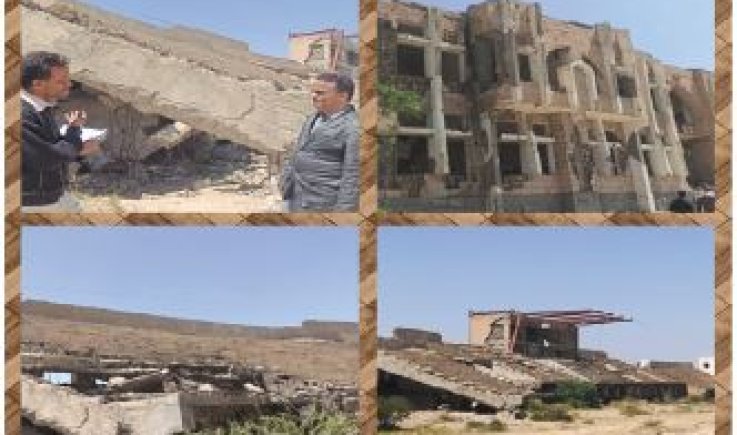 فريق هندسي يبدأ بحصر وإعداد ملفات جرائم استهداف العدوان للمنشآت الرياضية والشبابية