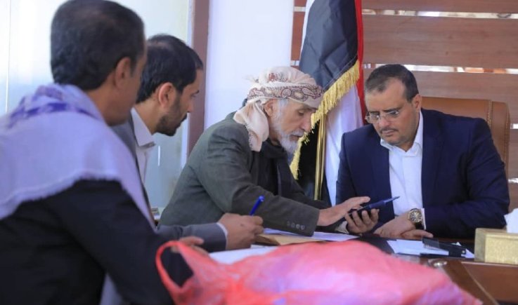 القائم بأعمال وزير الاقتصاد يلتقي التجار والقطاع الخاص خلال اليوم المفتوح