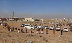 وقفة مسلحة في بني حشيش بمحافظة صنعاء تنديدًا بالإساءة للقرآن الكريم