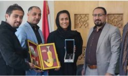 السفير المتوكل يلتقي مديرة منظمة "هاندي كامب" بمناسبة انتهاء فترة عملها باليمن