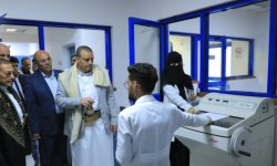 البشيري يطلع على مستوى تنفيذ خطة تعافي المستشفى السعودي الألماني