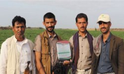 الحديدة .. تكريم أول مزارع نجح في تجربة زراعة فول الصويا في باجل