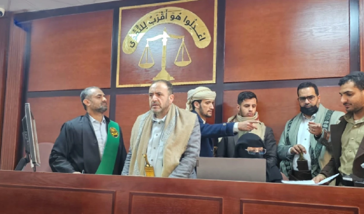 رئيس هيئة التفتيش القضائي يتفقد سير العمل في عدد من محاكم أمانة العاصمة