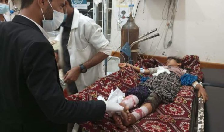 إصابة طفل بانفجار جسم من مخلفات العدوان في مديرية الدريهمي بالحديدة