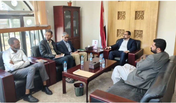 وكيل وزارة الخارجية يلتقي ممثل منظمة الإغاثة الإسلامية باليمن