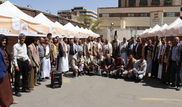 قيادة وموظفو الاتحاد التعاوني الزراعي يزورون مهرجان "خير ما أنتجته أيدينا" للأسر المنتجة بأمانة العاصمة