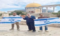 مستوطنون صهاينة يقتحمون المسجد الأقصى ويرفعون علم العدو في باحاته