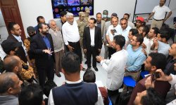 وزير الصحة يطلع على سير أداء الكلية الوطنية للعلوم الصحية بأمانة العاصمة