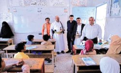 المدير التنفيذي لصندوق النشء يطَّلع على سير المدارس الصيفية بمحافظة ريمة