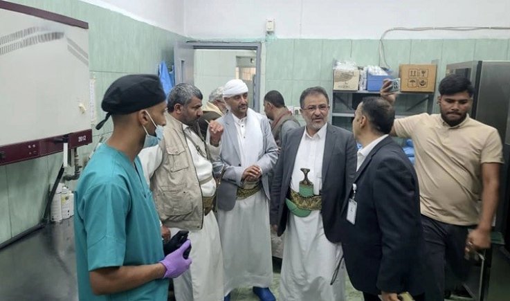 نائب رئيس مجلس النواب هشول يطلع على الخدمات الطبية بمستشفى السلام في صعدة