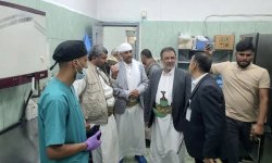 نائب رئيس مجلس النواب هشول يطلع على الخدمات الطبية بمستشفى السلام في صعدة
