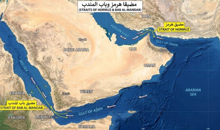 إذاعة فرنسية: سيناريو إغلاق المضيقين يرعب الاقتصاد العالمي